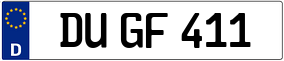 Truck License Plate